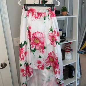 2 piece prom dress